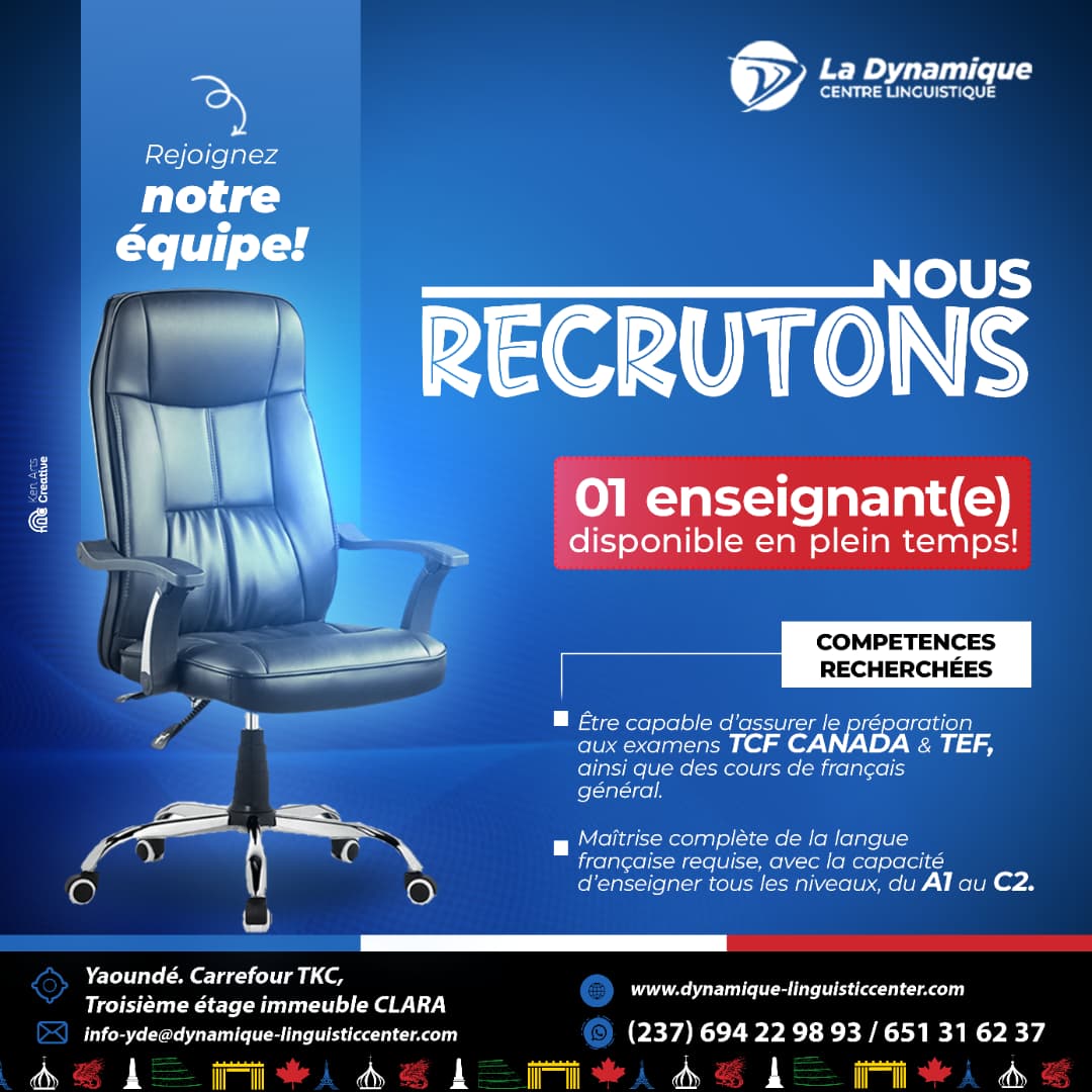 Recrutement : Enseignant(e) de Français